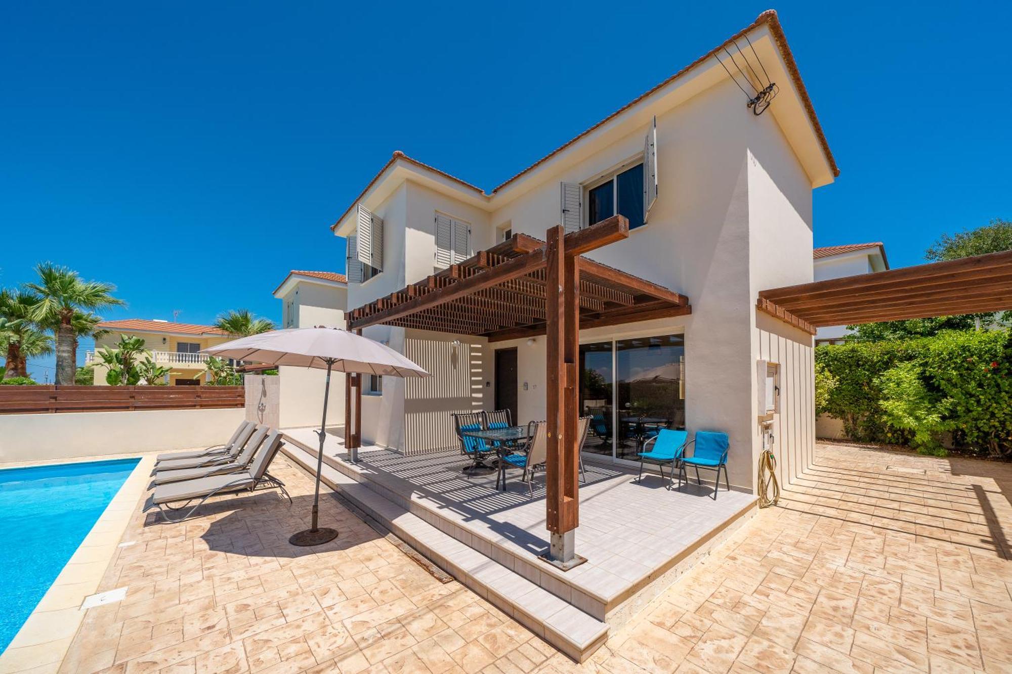 Atlantica 4 Bedroom Villa Near The Beach プロタラス エクステリア 写真