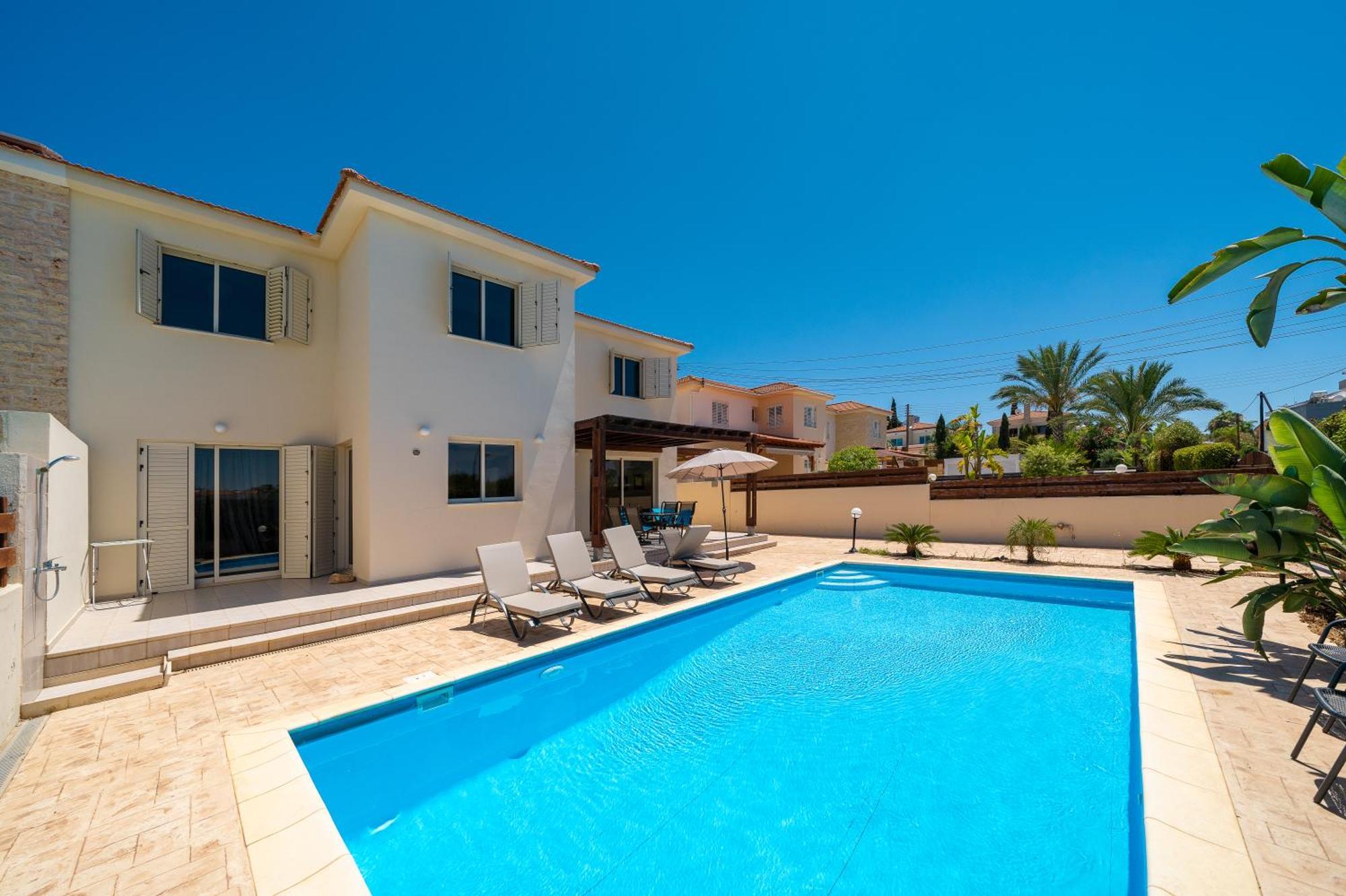 Atlantica 4 Bedroom Villa Near The Beach プロタラス エクステリア 写真